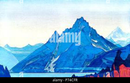 Work by Nicholas Roerich . before 1947 28 Lake.jpg!PinterestLarge Stock Photo