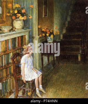 Work by Childe Hassam . before 1935 136 Hassam - clarissa Stock Photo