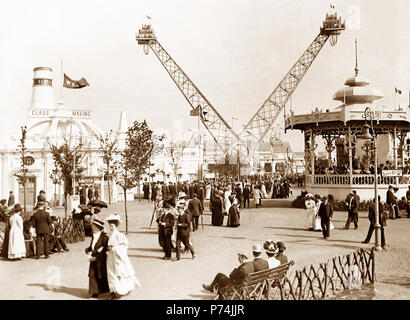 The Flip-Flap, The Franco-British Exhibition at White City, London, in 1908 Stock Photo