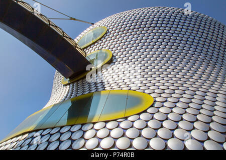 Birmingham, UK: June 29, 2018: Selfridges is one of Birmingham city's most distinctive and iconic landmarks and part of the Bullring Shopping Centre Stock Photo