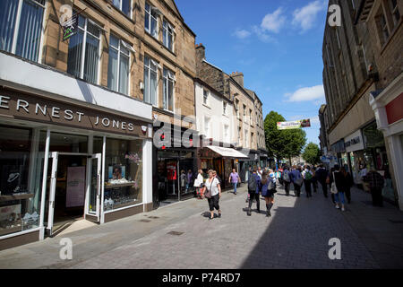 Penny street pedestrian shopping street city centre lancaster england uk Stock Photo