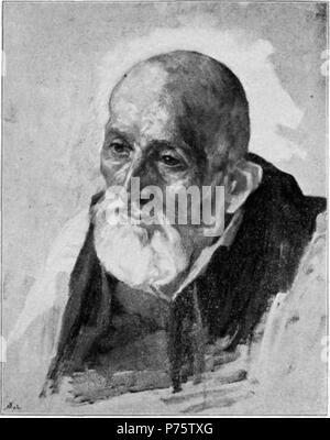 . Portrait of an Old Man  circa 1904 145 Ivana Kobilca - Starec Stock Photo