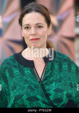 Jun 06, 2018 - Olivia Colman attending Royal Academy Of Arts 250th Summer Exhibition Preview Party at Burlington House in London, England, UK Stock Photo