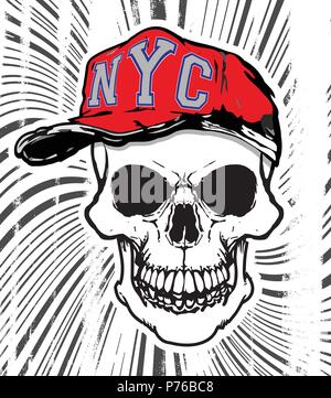 Zombie head on sunglasses or face ink sketch. Walking dead hand drawing ...
