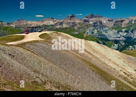 Alpine Loop near Engineer Pass, San Juan Mountains, Colorado, USA Stock Photo