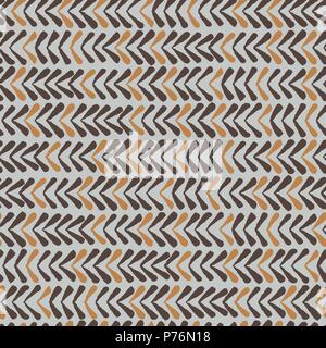 Abstract seamless vector nature ribbon chevron brown pattern Stock Vector