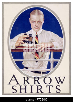 Arrow Shirts advertisement United States early 1920s 1 Arrow shirt 1920s Stock Photo Alamy