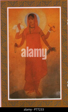 Bharat Mata, a painting by Abanindranath Tagore, 1905 Stock Photo - Alamy