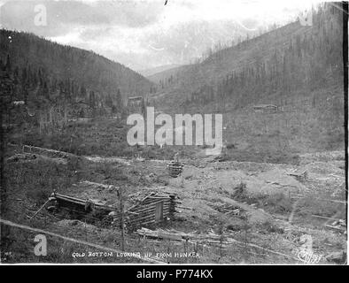 English: Mining claim No. 17 Eldorado Creek, Yukon Territory, ca