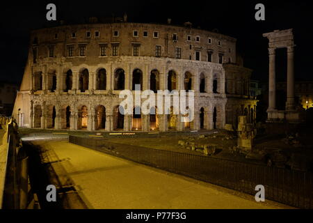 Marcello Theater in Rome, Italy Stock Photo