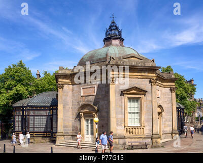 The Royal Pump Room Museum in summer at Harrogate North Yorkshire England Stock Photo