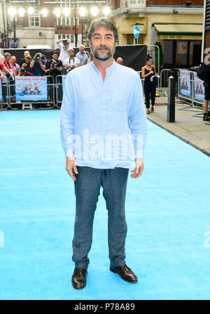 Nathaniel Parker attending the Swimming with Men premiere held at Curzon Mayfair, London. Stock Photo