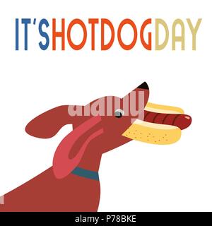 Hot dog concept- Stock Vector