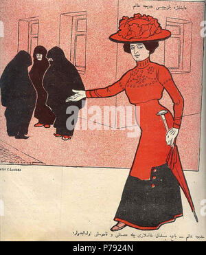 :  . ' ' ( 18, 1911 .) Azrbaycanca: '   '   -        . English: Molla Nasreddin magazine (on Azeri), published between 1906-1931 . 1911 45 Oskar Shmerling. Molla Nasreddin.2 Stock Photo