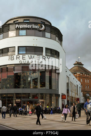 The Brewery Quarter in Cheltenham town centre Stock Photo