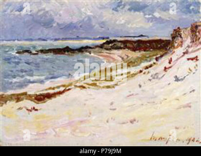 Work by Maxime Maufra . before 1918 54 Maufra - by-the-sea-1904 Stock Photo