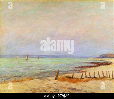 Work by Maxime Maufra . before 1918 55 Maufra - dusk-1899 Stock Photo