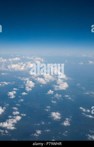 Cloud formation as viewed from an aircraft. Stock Photo