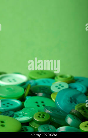green buttons Stock Photo