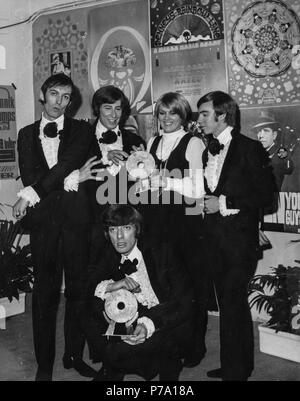 rokes, caterina caselli, trofeo midem, cannes 1968 Stock Photo
