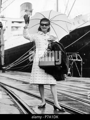 bette davis, southampton, 1967 Stock Photo