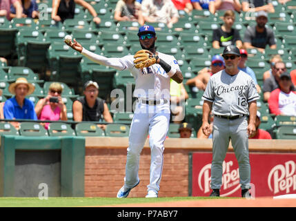 Jun 10, 2018: Texas Rangers shortstop Jurickson Profar #19 during