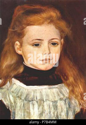 Work by Pierre-Auguste Renoir . before 1919 71 Renoir - portrait-of-lucie-berard-1879.jpg!PinterestLarge Stock Photo