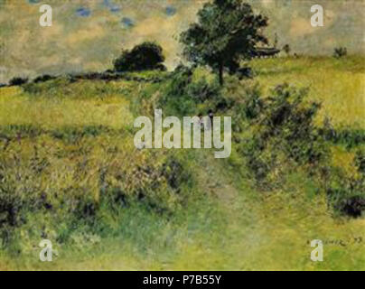 Pierre-Auguste Renoir - Field 1873 Stock Photo - Alamy