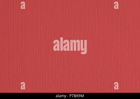 Red textured corrugated striped wallpaper background Stock Photo