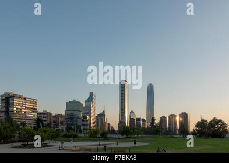 Bicentenario Park, Vitacura, Santiago Stock Photo