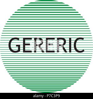 label madecine drug icon vector tempate Stock Vector