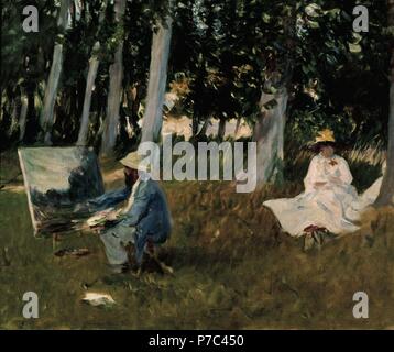 Claude Monet 1887 by John Singer Sargent Stock Photo - Alamy