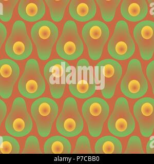 Seamless vector abstract gradient avocado contrast pattern Stock Vector
