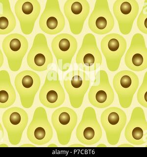Seamless vector abstract gradient avocado line pattern Stock Vector