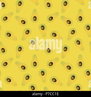 Seamless vector abstract gradient avocado yellow pattern Stock Vector