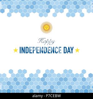 Abstract beautiful blue hexagonal tile mosaic, half on white background, Futuristic, technology, biological, clean and modern style-Abstract backgroun Stock Vector
