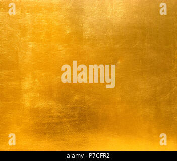 Gold background metal sheet metal surface gold Stock Photo