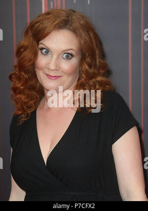 Jun 06, 2018 - Jennie McAlpine attending British Soap Awards 2018, Hackney Empire in London, England, UK Stock Photo