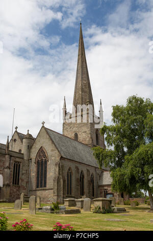 Ross-on-Wye, Herefordshire, England.  St Mary's Parish Church, Stock Photo