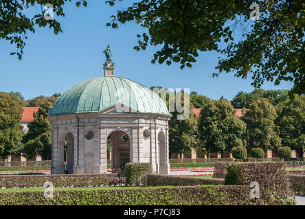 english garden, munich, odeonsplatz, Upper Bavaria, Bavaria, Germany Stock Photo