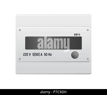 Electric meter Stock Vector
