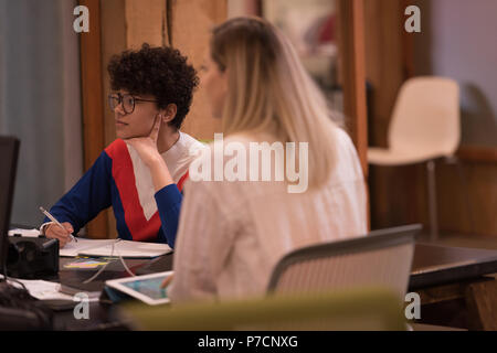 Female executives in meeting at office Stock Photo