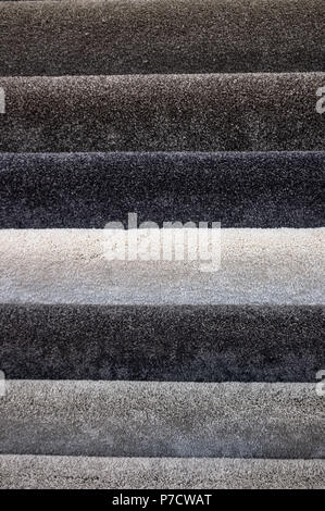Floor carpets collection samples texture pattern closeup Stock Photo