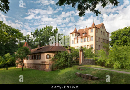Hummelstein Castle, Hummelstein Park, manor house, Nuremberg, Gleißhammer, Middle Franconia, Franconia, Bavaria, Germany Stock Photo