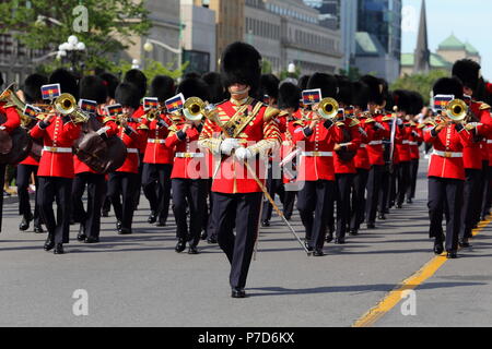 Changing the Guards, Parliament Hill, Ottawa, Ontario Province, Canada