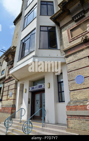 The BBC Television Transmitter at the Alexandra Palace entertainment and sports venue in North London. Stock Photo