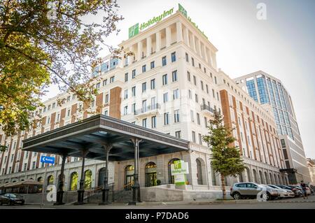 UFA, RUSSIA. June 2016. Brand new Holiday Inn hotel built in central Ufa, Bashkortostan. Stock Photo