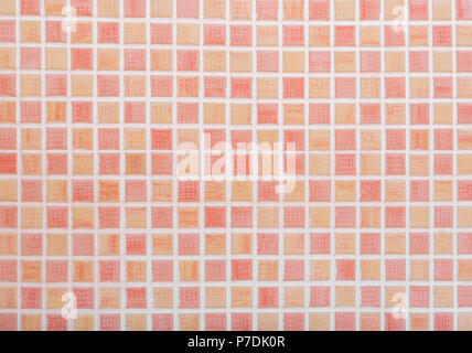 Texture of shallow tiles in the bathroom. Stock Photo