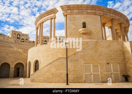 RAWABI, WEST BANK, PALESTINE. November 11, 2017. A view of the downtown ...