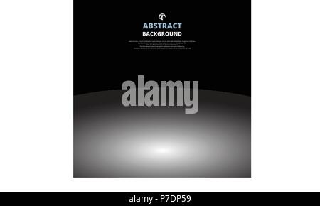 Abstract of technology white dot pattern in dark background, illustration vector eps10 Stock Vector